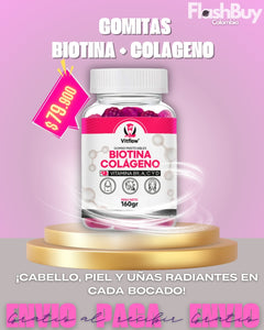 GOMITAS BIOTINA + COLAGENO