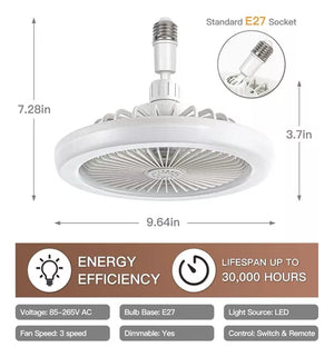 Ventilador de Techo Led