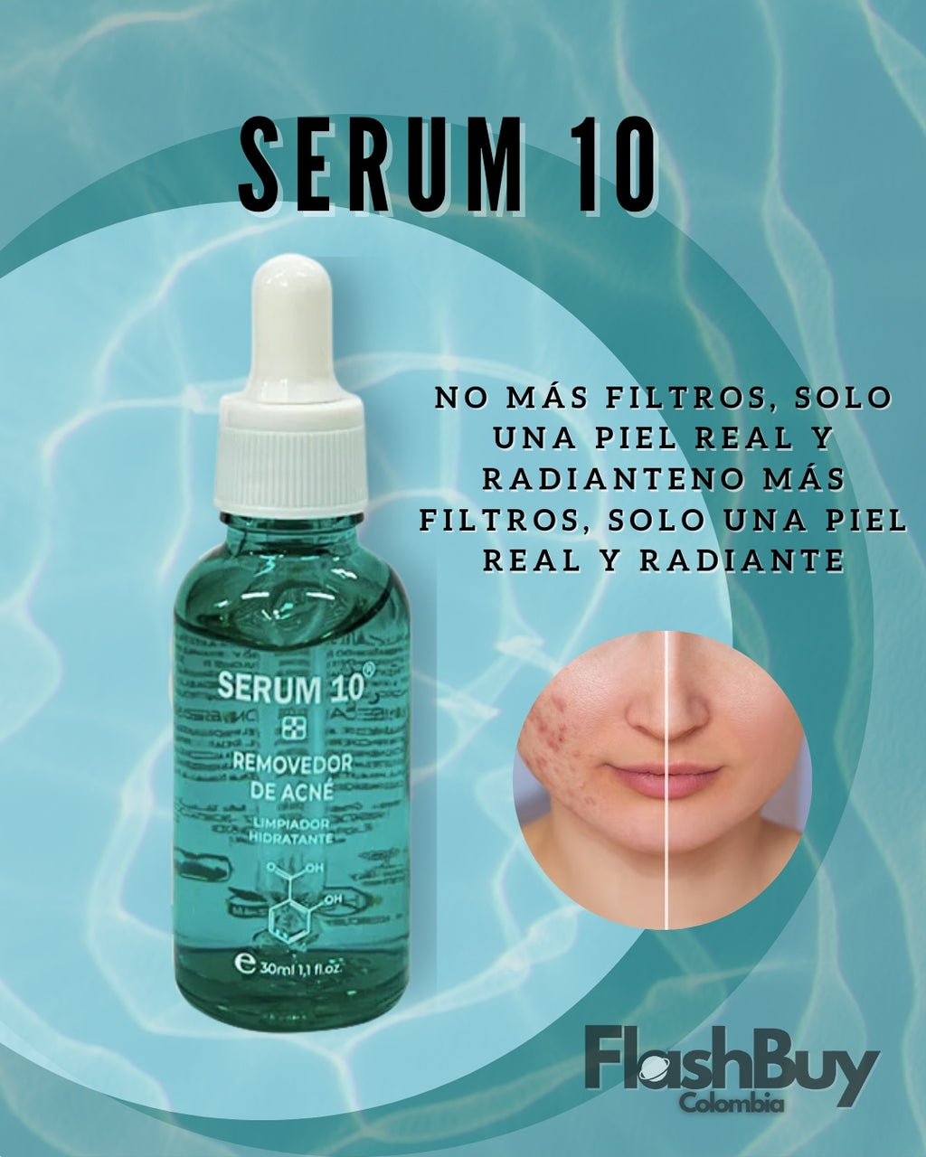 Serum 10 Removedor De Acné